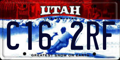 UT license plate C162RF
