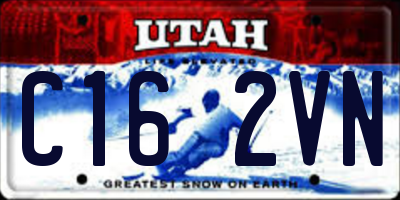 UT license plate C162VN
