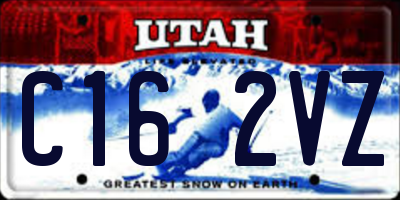 UT license plate C162VZ