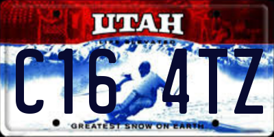 UT license plate C164TZ