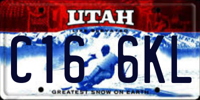 UT license plate C166KL