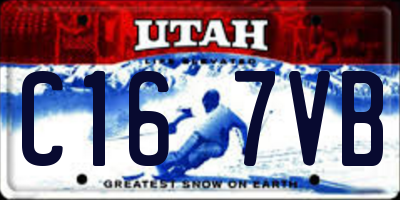 UT license plate C167VB
