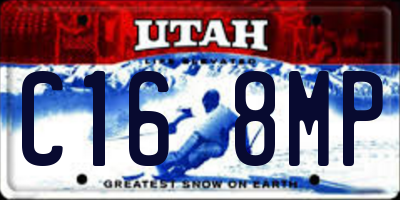 UT license plate C168MP
