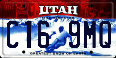 UT license plate C169MQ