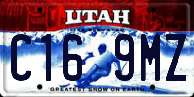 UT license plate C169MZ