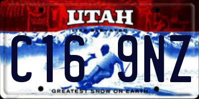UT license plate C169NZ