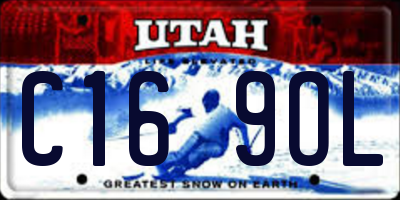 UT license plate C169OL
