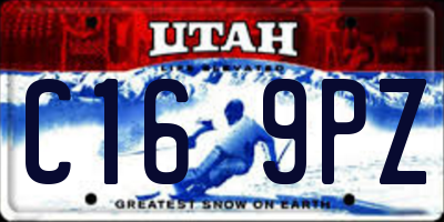 UT license plate C169PZ