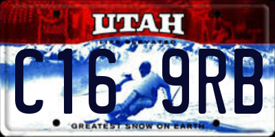UT license plate C169RB