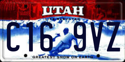 UT license plate C169VZ