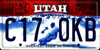 UT license plate C170KB