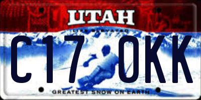 UT license plate C170KK