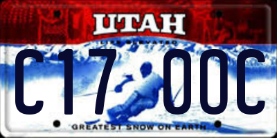 UT license plate C170OC
