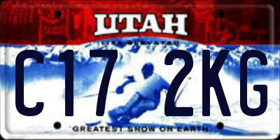 UT license plate C172KG