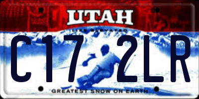 UT license plate C172LR