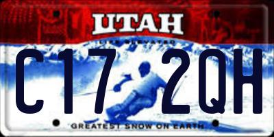 UT license plate C172QH