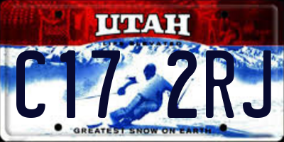 UT license plate C172RJ