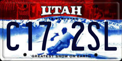UT license plate C172SL