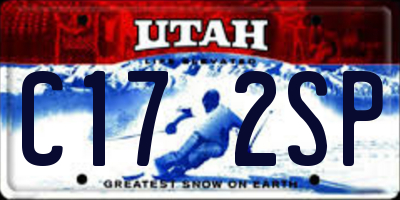 UT license plate C172SP