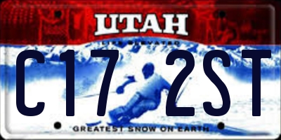 UT license plate C172ST