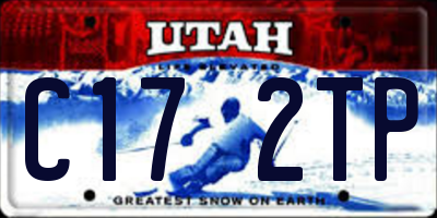 UT license plate C172TP