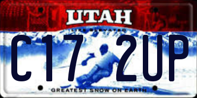 UT license plate C172UP