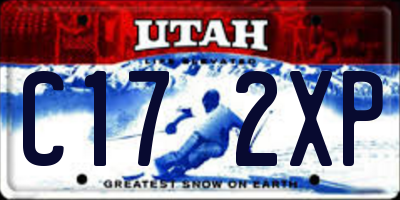 UT license plate C172XP