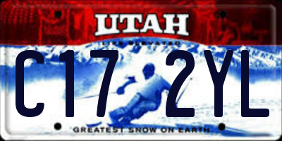 UT license plate C172YL