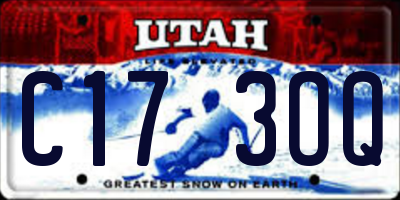 UT license plate C173OQ