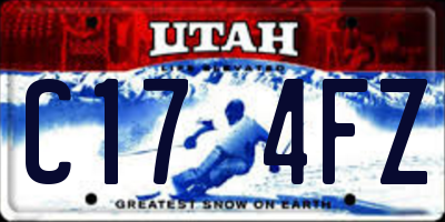 UT license plate C174FZ