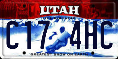 UT license plate C174HC