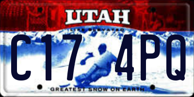 UT license plate C174PQ