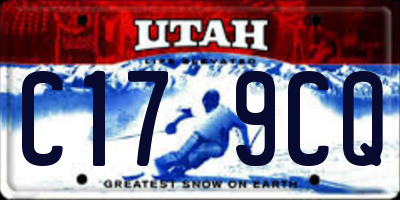UT license plate C179CQ