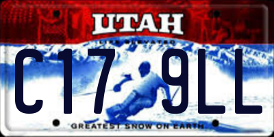 UT license plate C179LL