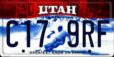 UT license plate C179RF