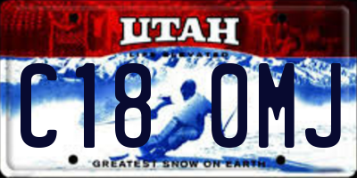 UT license plate C180MJ
