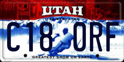UT license plate C180RF