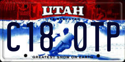 UT license plate C180TP