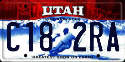 UT license plate C182RA