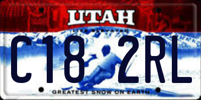 UT license plate C182RL