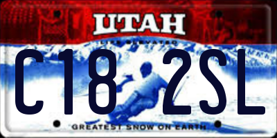 UT license plate C182SL