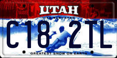 UT license plate C182TL