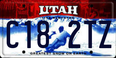 UT license plate C182TZ