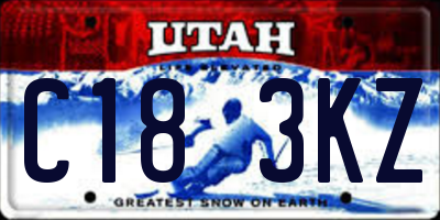 UT license plate C183KZ
