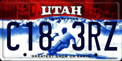 UT license plate C183RZ