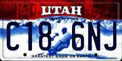 UT license plate C186NJ