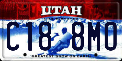 UT license plate C188MO