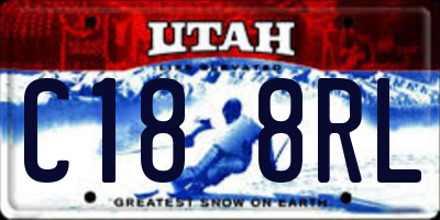 UT license plate C188RL