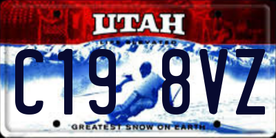 UT license plate C198VZ