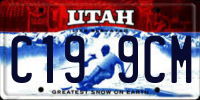 UT license plate C199CM